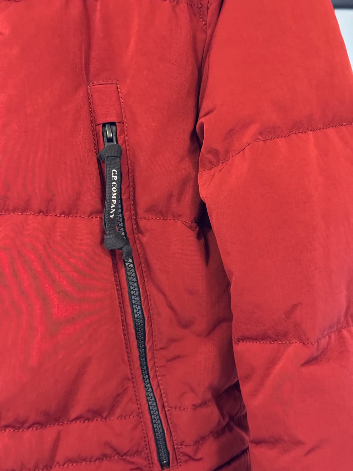 CP컴퍼니 덕다운 고글 패딩 파카 M 상품이미지3