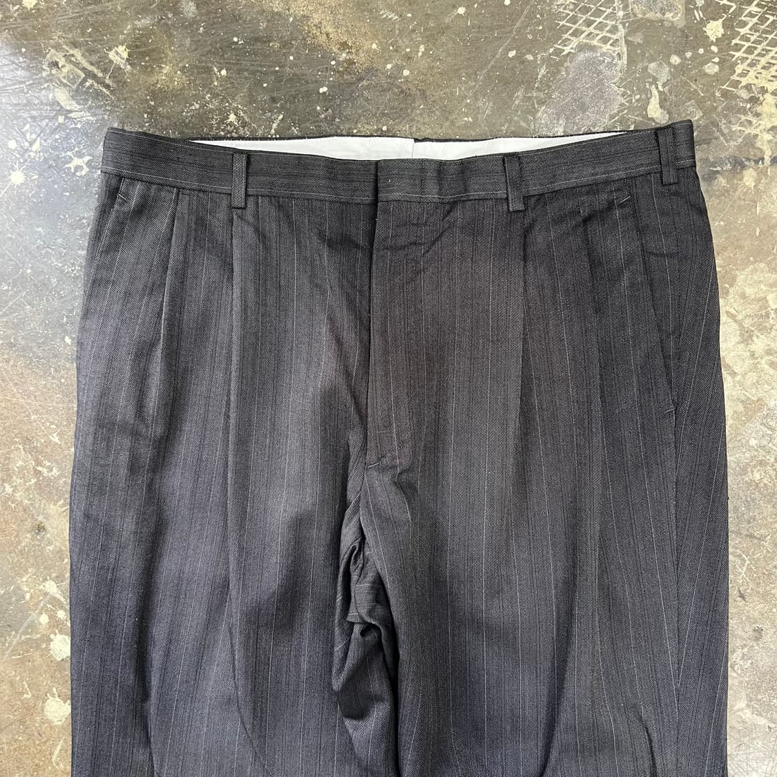 100,32) 입생로랑 정장 셋업 자켓 마이 와이드 팬츠 춘추 상품이미지8