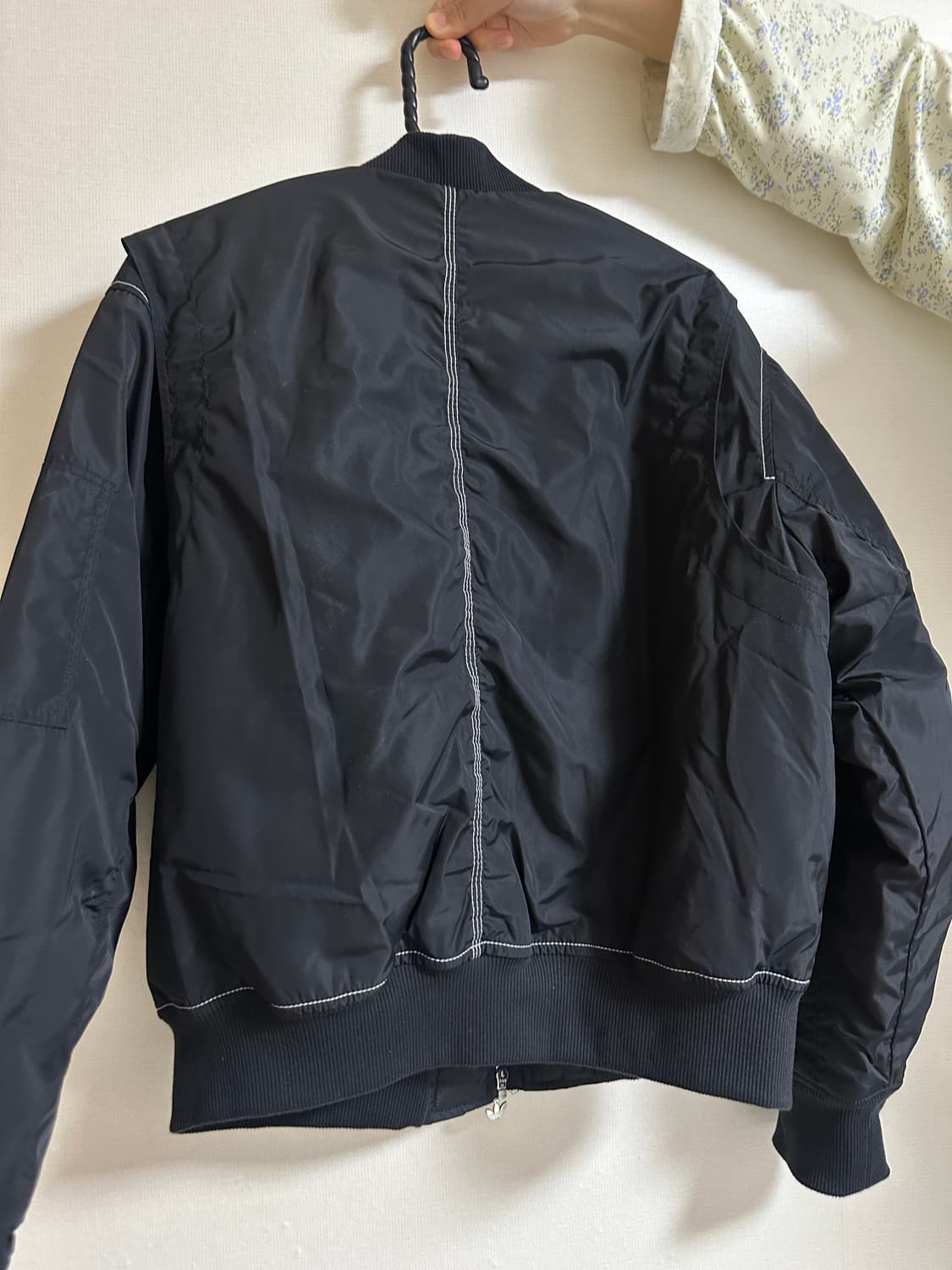 아디다스 스티치 여성 바시티 봄버자켓 s 상품이미지3