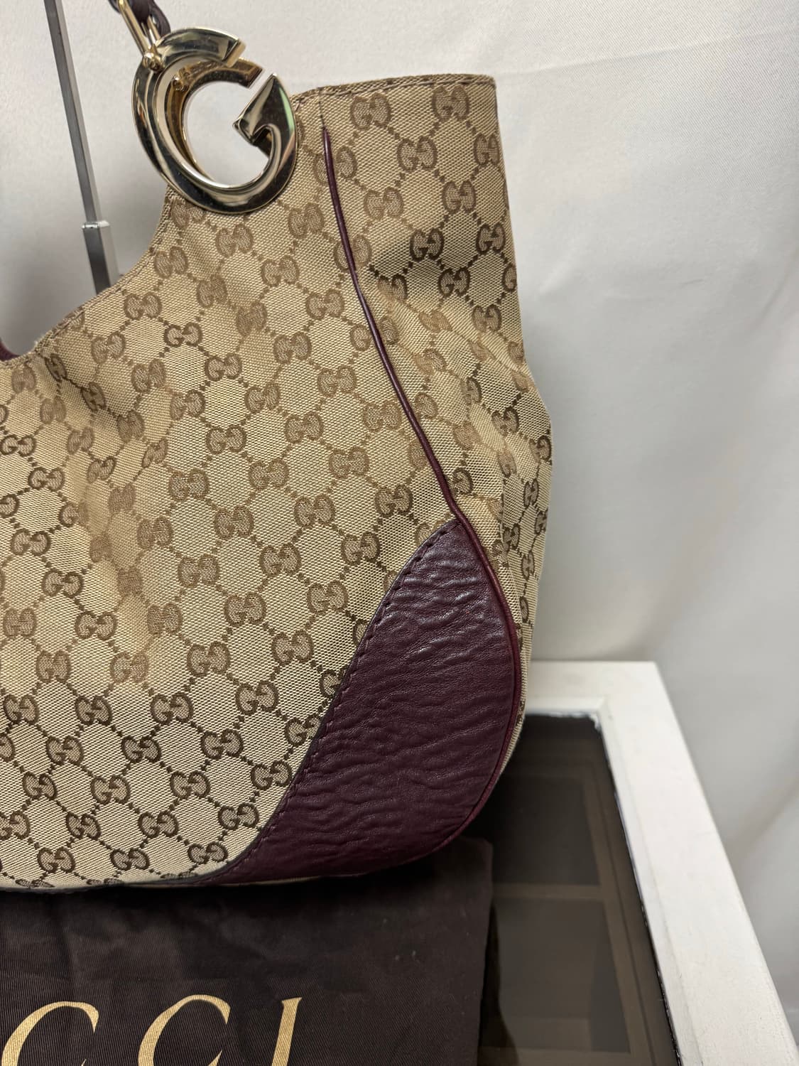 정품 구찌 모노그램 호보백 상품이미지2