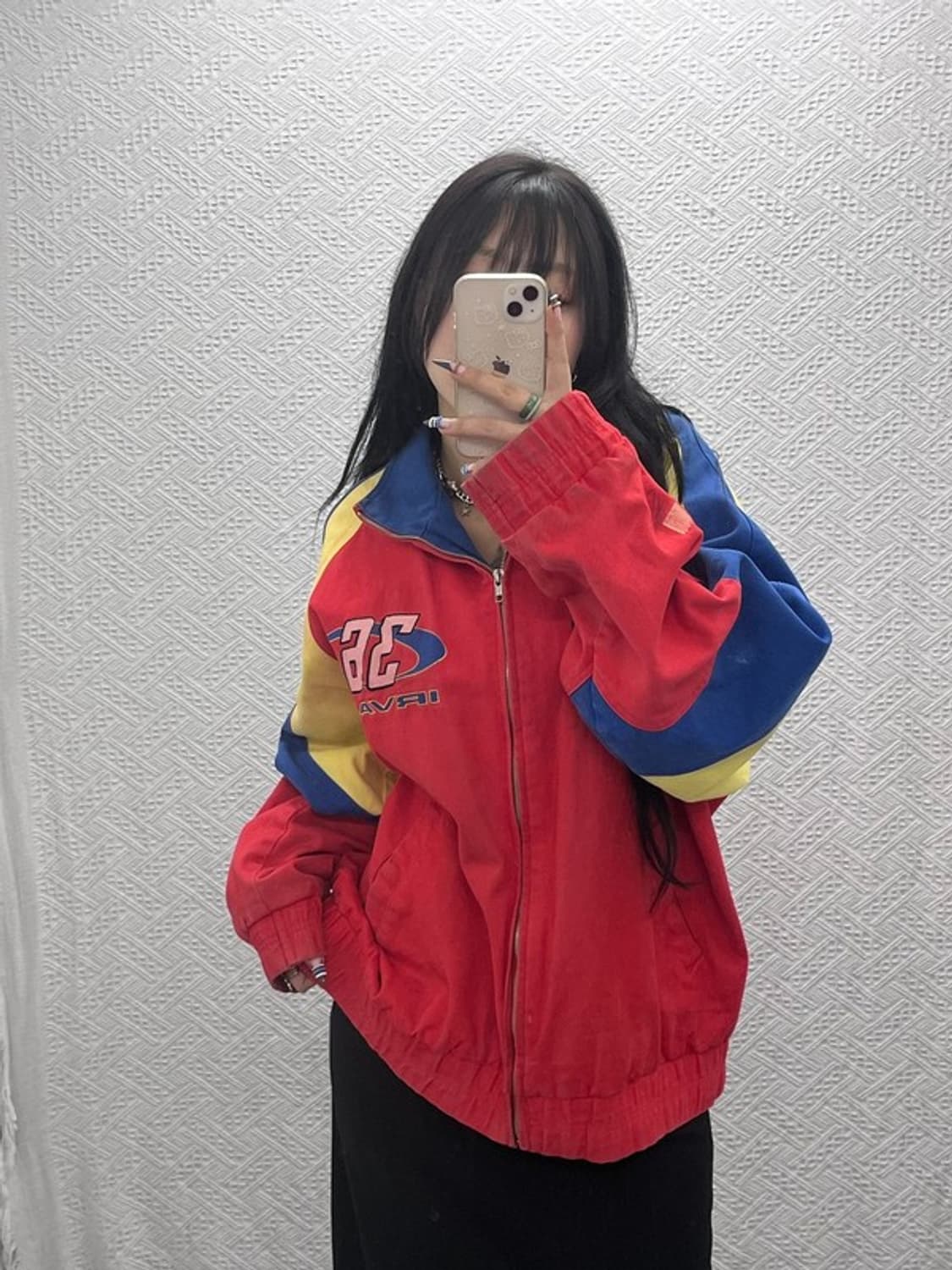 빈티지 희귀 스키틀즈 모터사이클 레이싱 자켓 L C07640 상품이미지2