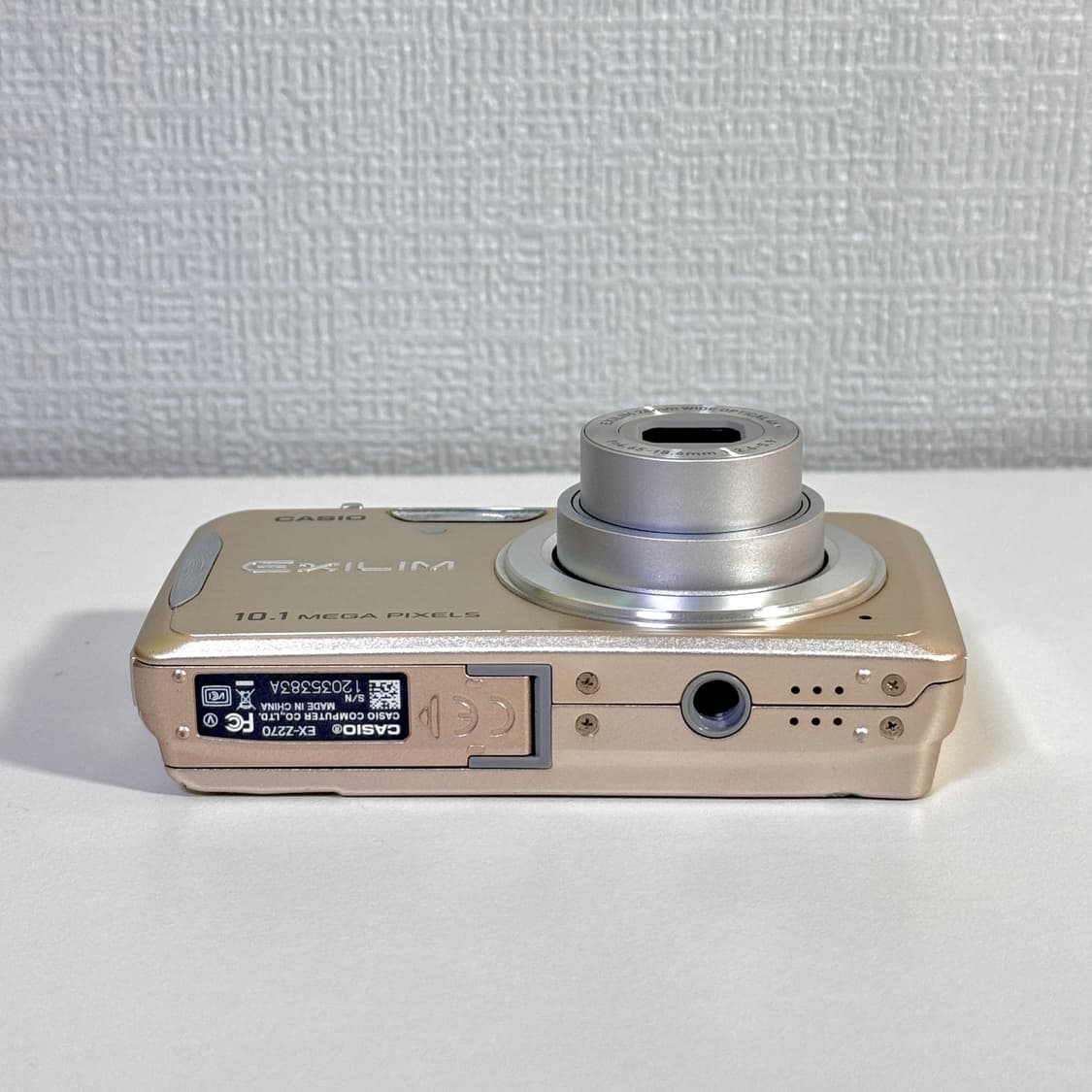 카시오 엑슬림 EX-Z270 샴페인골드 빈티지디카 상품이미지4