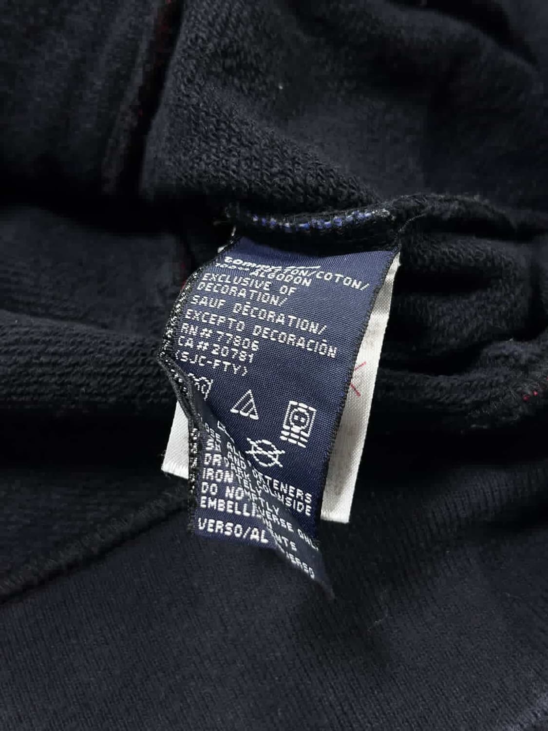 타미힐피거 블랙 코튼집업 상품이미지8