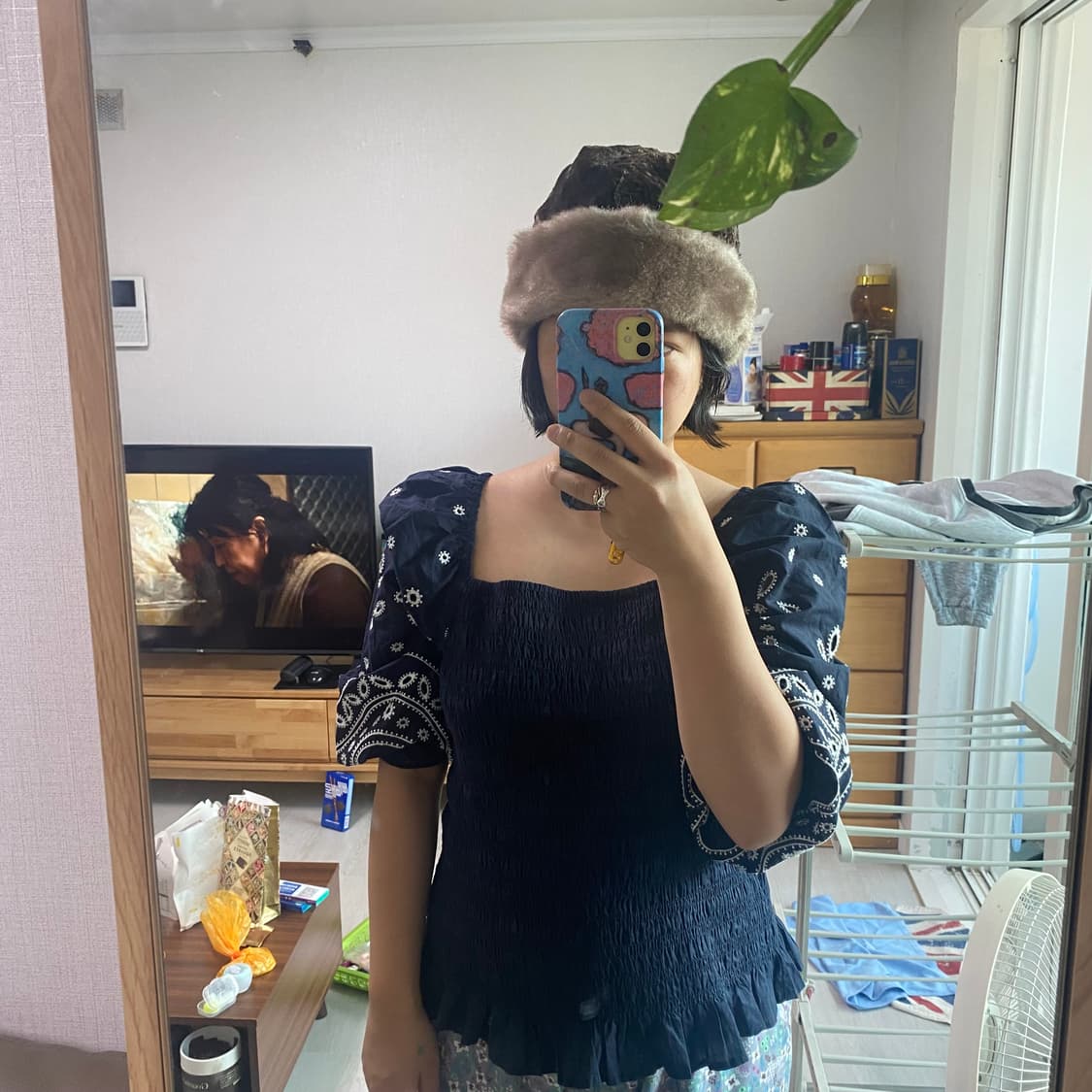 Jacoll Hat 빈티지 퍼 모자 상품이미지3