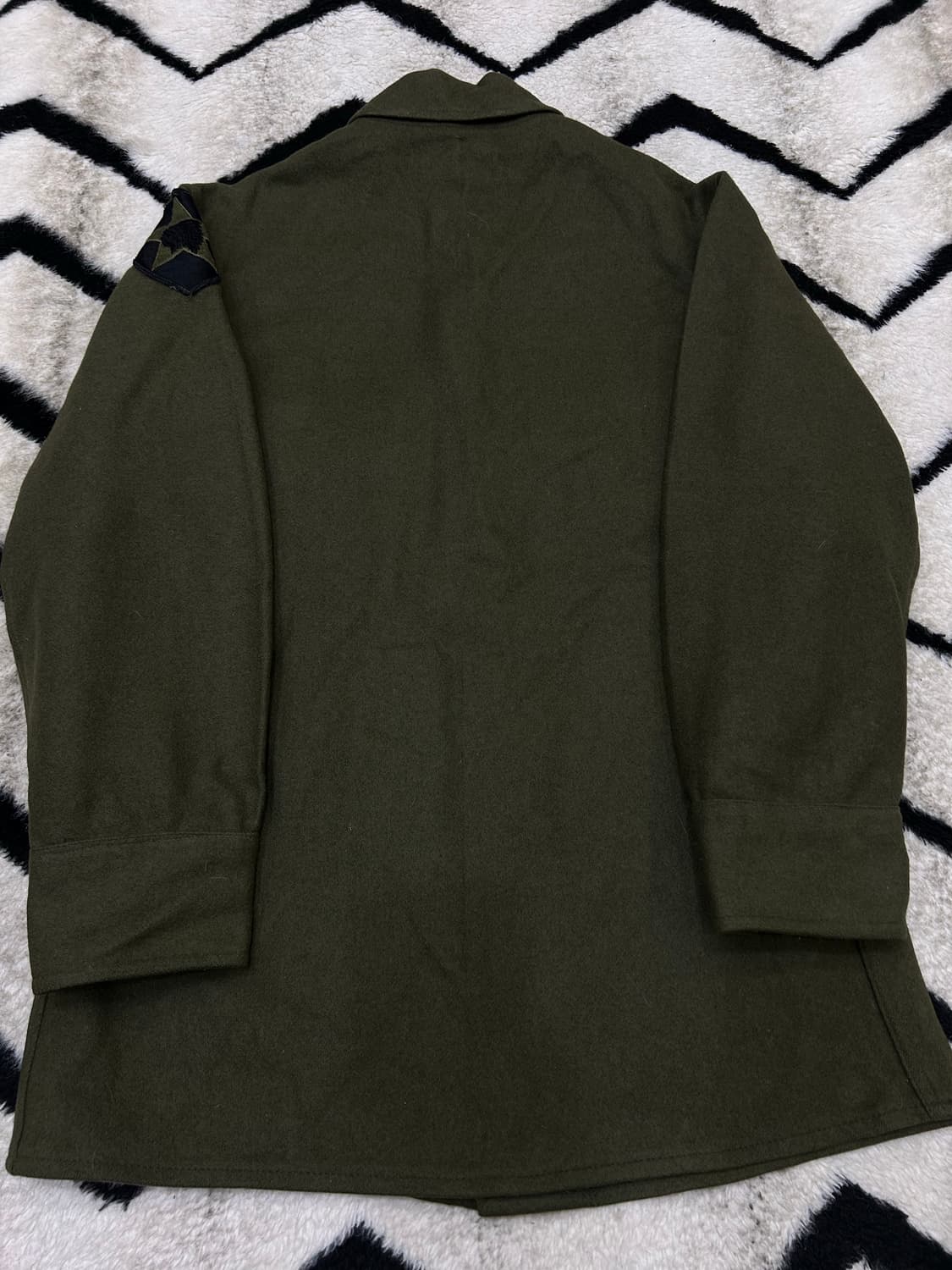 [S]U.S Army 오리지널 필드 울 셔츠/짙은카키 상품이미지5