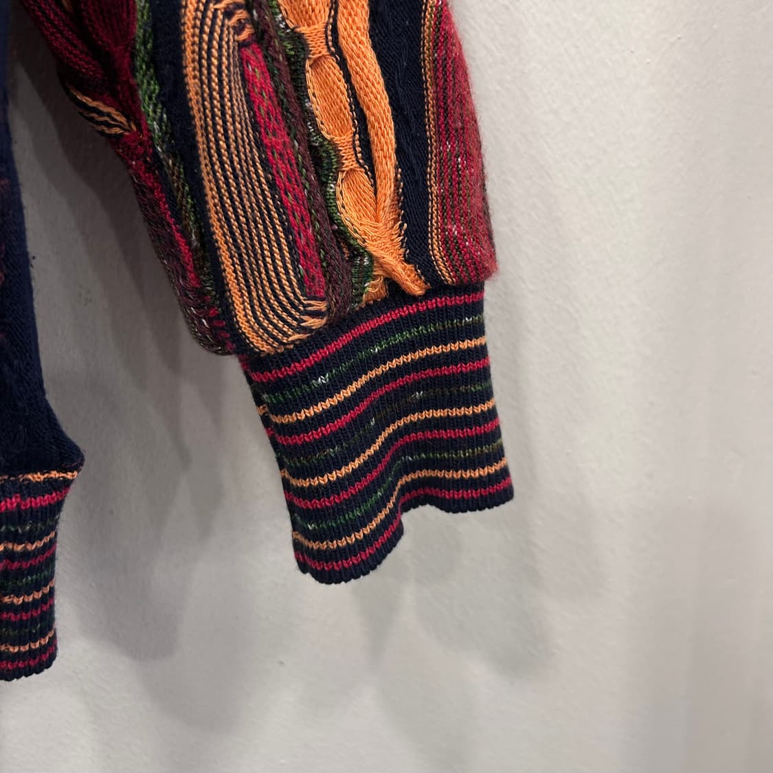 BIGATE 쿠지 ST 멀티컬러 케이블니트 상품이미지4