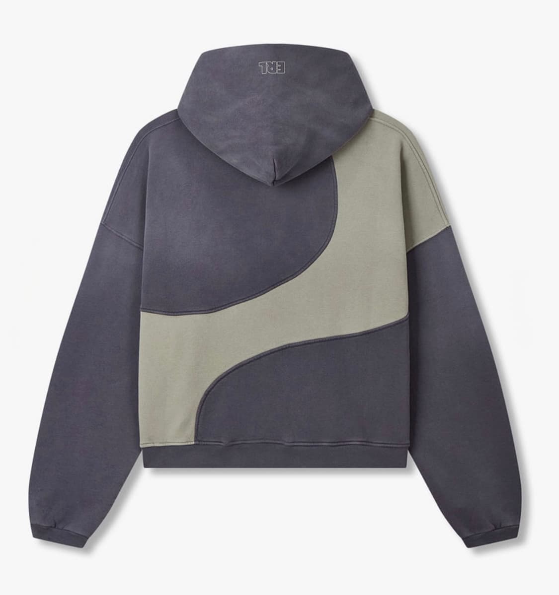 [L] ERL 웨이브 후디 니트 상품이미지2