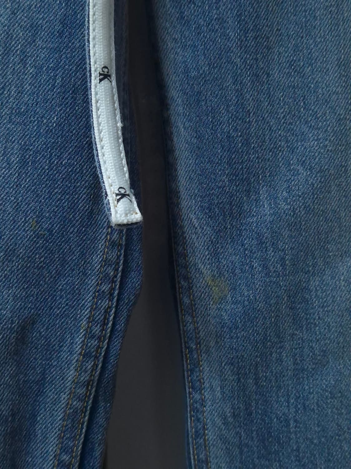 캘빈클라인 하이라이즈 와이드 이탈리안 데님 팬츠 상품이미지3