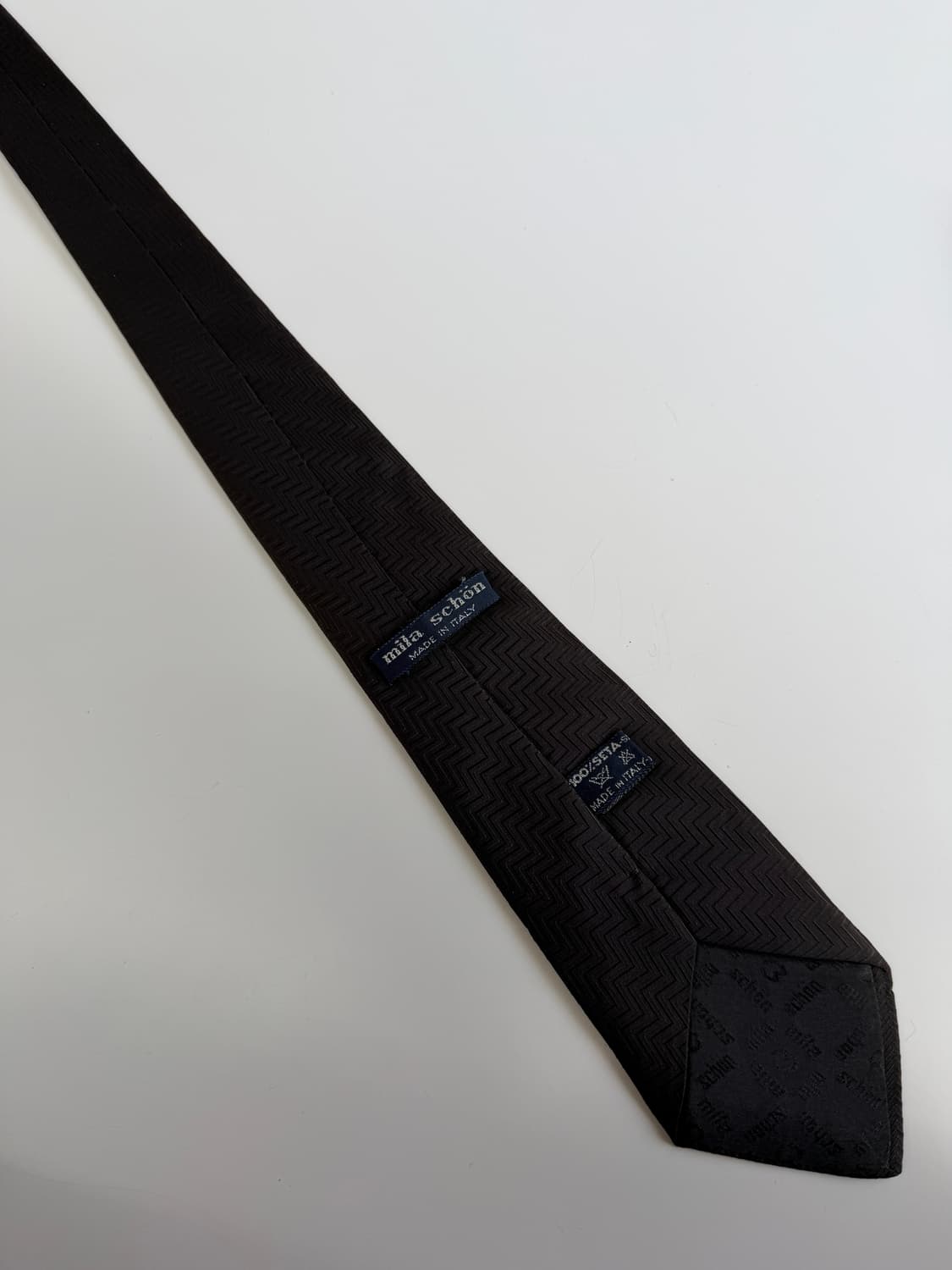 밀라숀 (Mila Schon) 실크 넥타이 8cm 상품이미지3