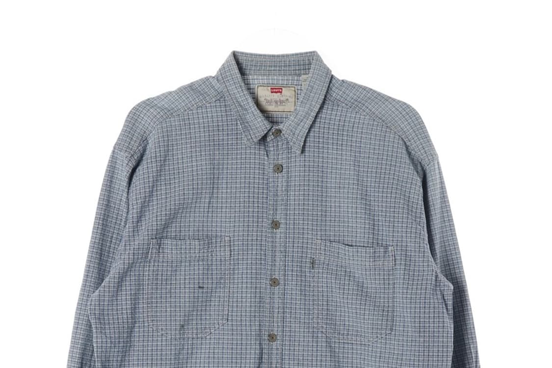 리바이스 빈티지 체크 오버핏 셔츠 XL 상품이미지3