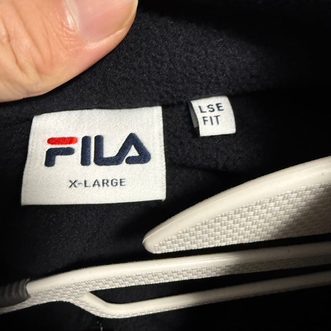 휠라 아노락 후리스 XL 블랙 상품이미지3