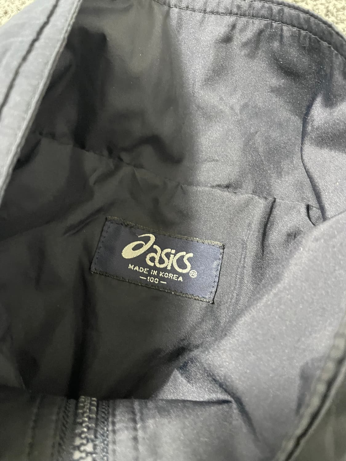 빈티지9. 아식스 빈티지 올드스쿨 바람막이 점퍼 메쉬 안감 상품이미지4