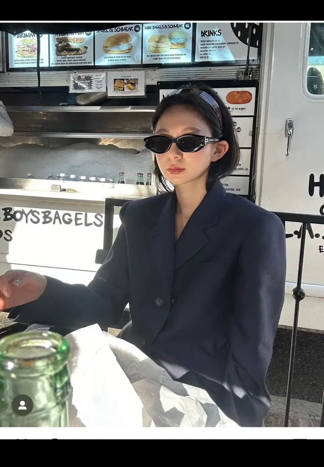 새상품)파르벵 울 실크 자켓M +울실크 팬츠 M 세트 상품이미지2