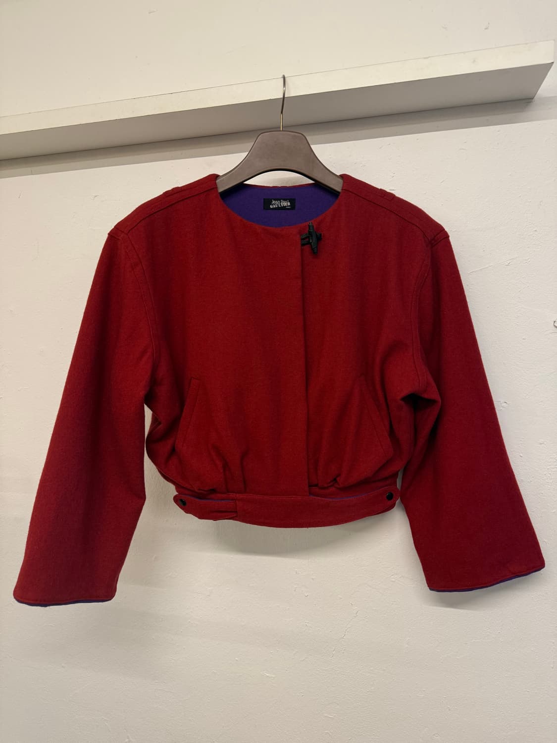 80s 장폴고티에 펌킨레드자켓 상품이미지2