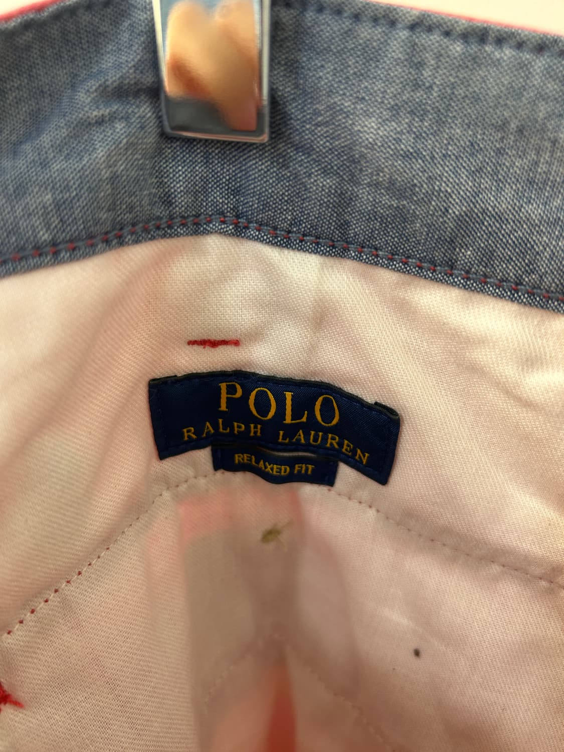 폴로 랄프로렌 클래식 핏 치노 반바지 (워시드 핑크) 상품이미지4