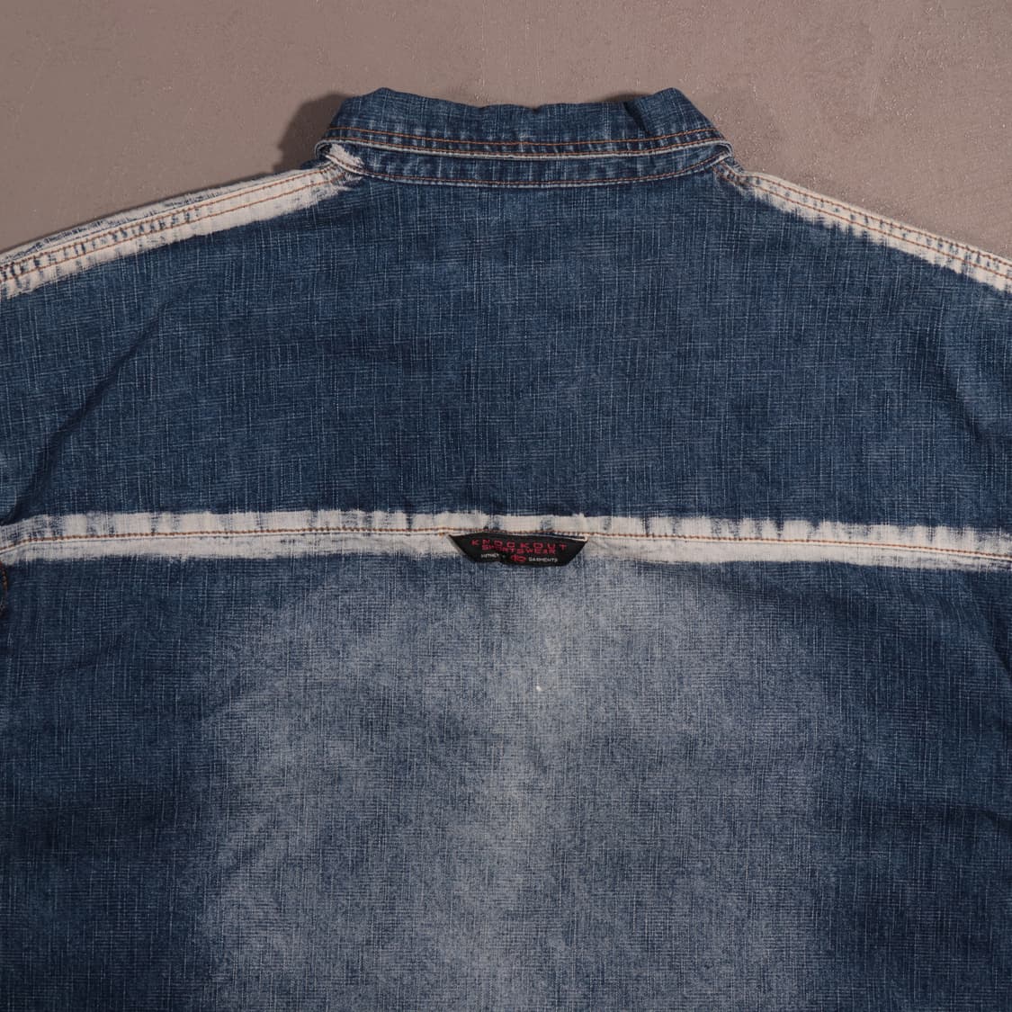 90s 넉아웃 올드스쿨 반팔 데님자켓 상품이미지5