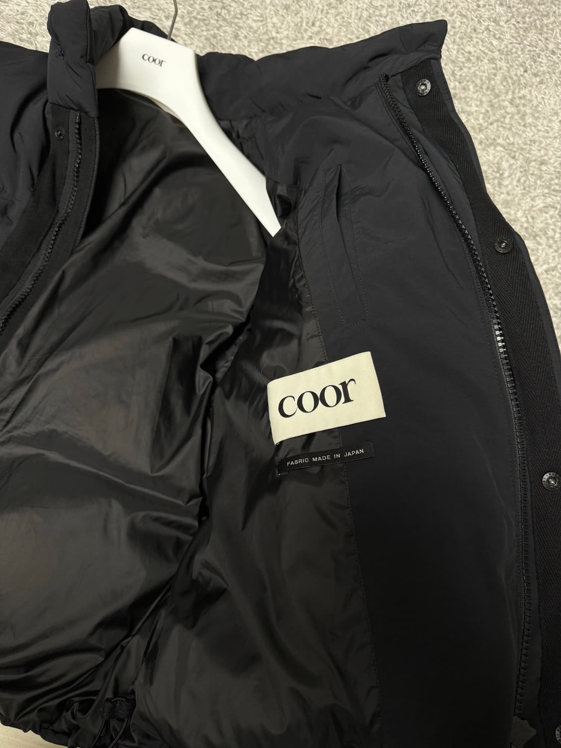 쿠어 페이퍼리 퀄트 덕 다운 점퍼 상품이미지2