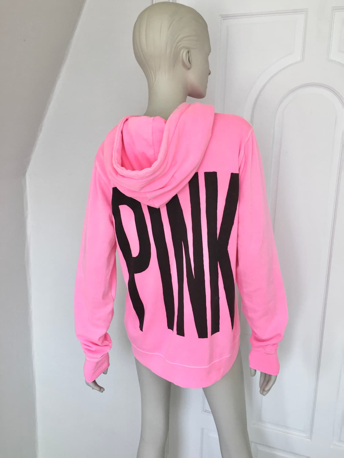 Victoria’s Secret  Neon Pink Logo Hoodie 상품이미지2