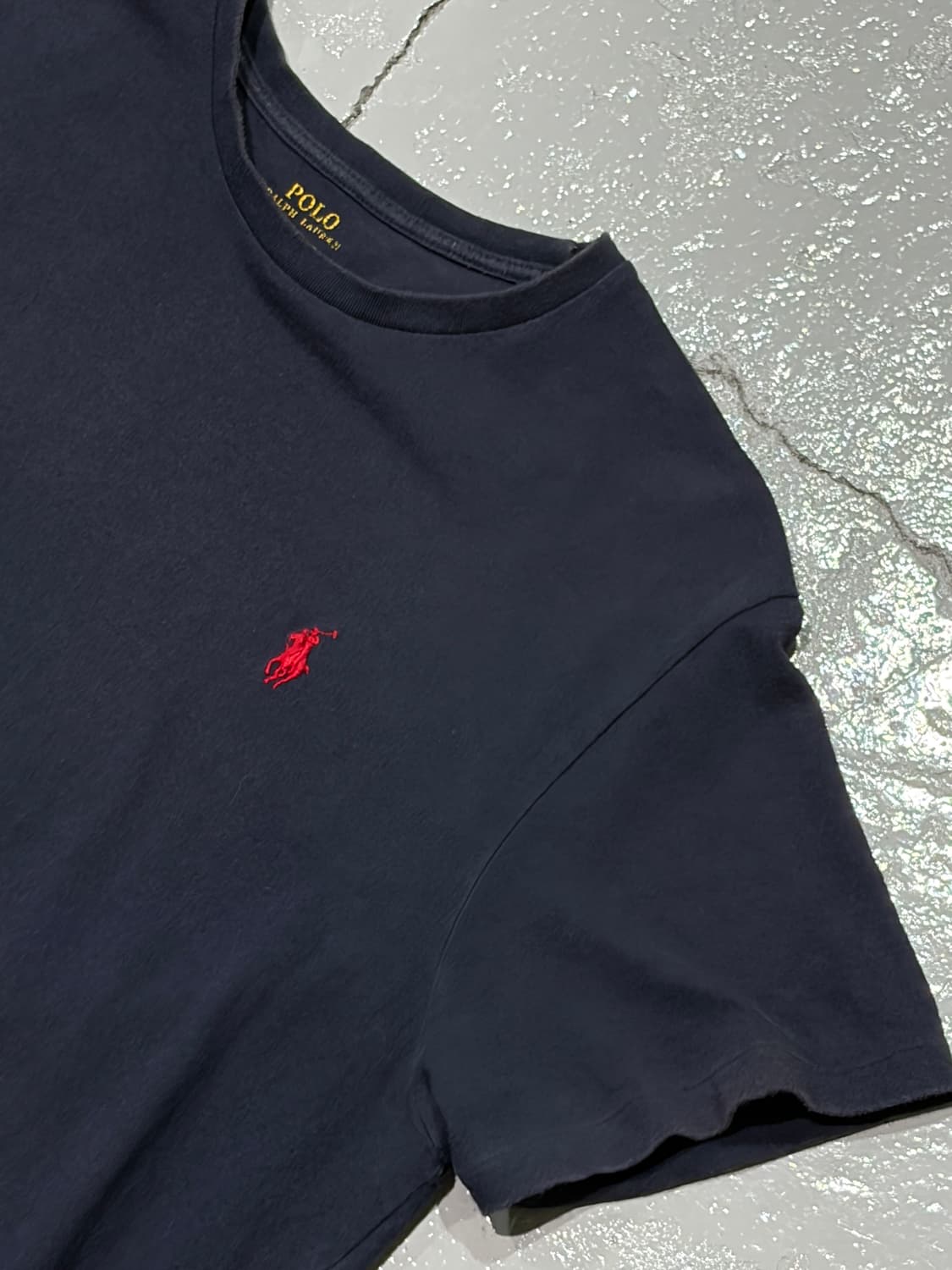 폴로 랄프로렌(Polo Ralph Lauren) 네이비 반팔 티셔츠 상품이미지2