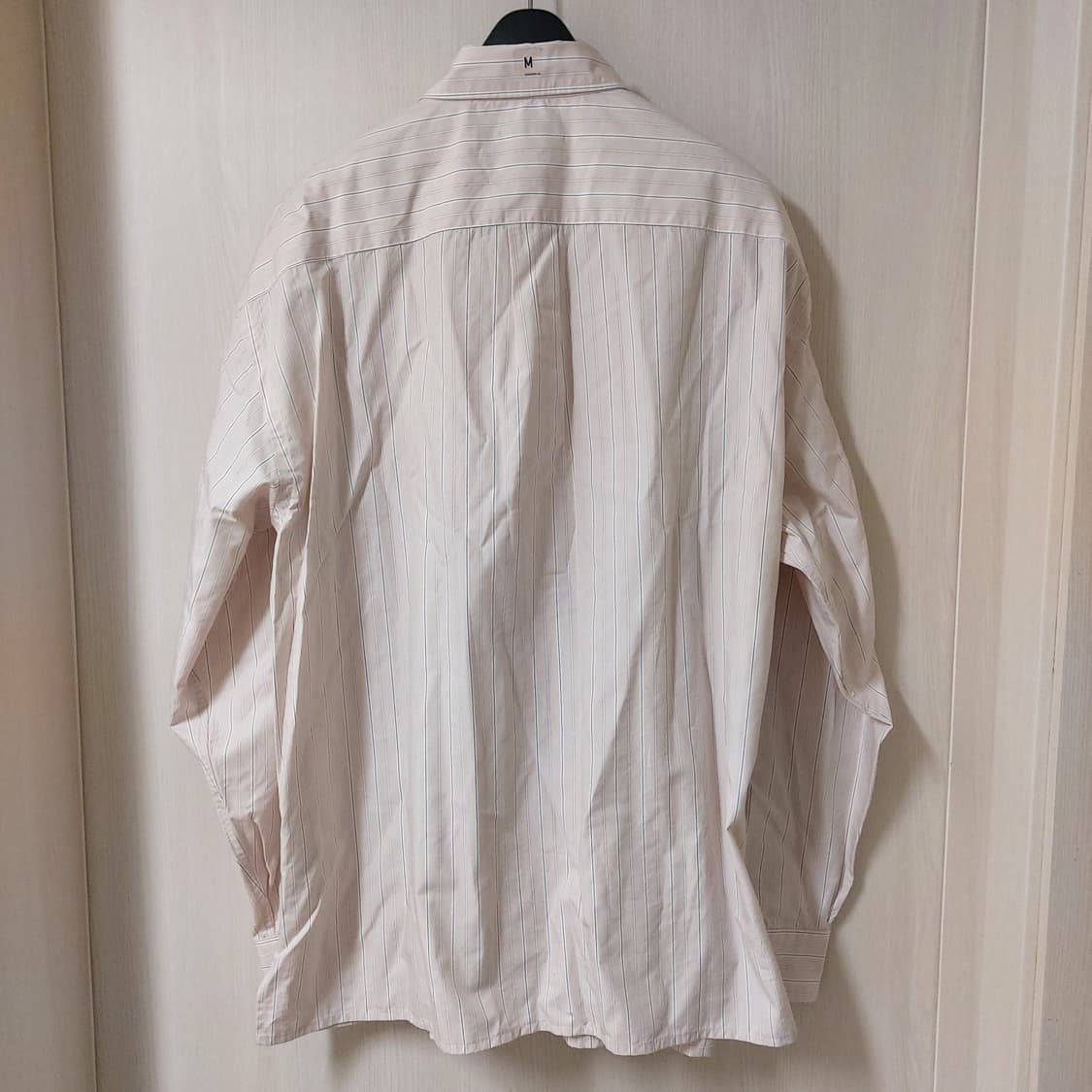 유니클로C/ 브로드클로스 오버사이즈 셔츠 핑크/ M 상품이미지8