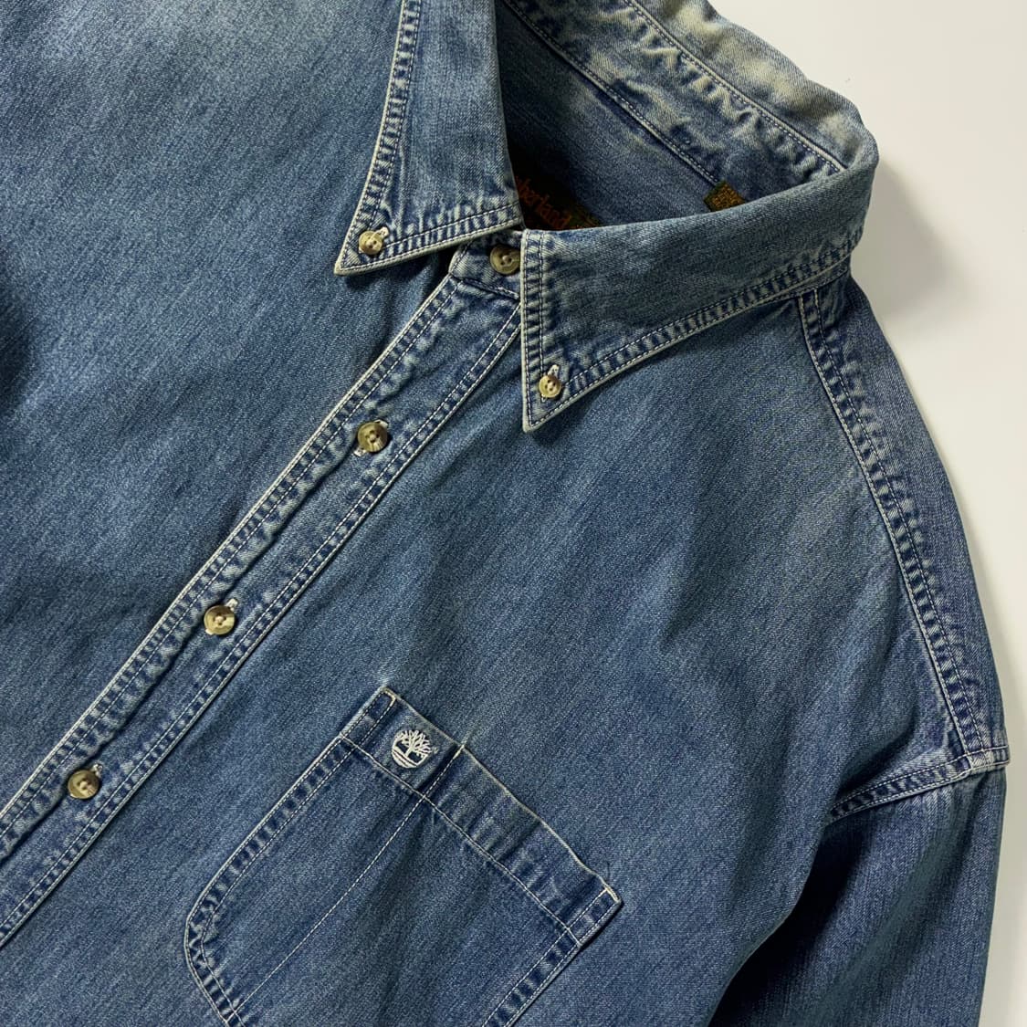 Timberland  팀버랜드 코튼 데님 워크 셔츠  상품이미지3