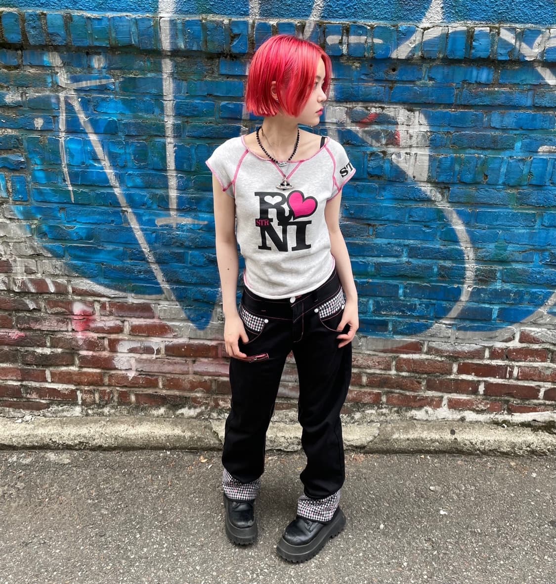 RONI 빈티지 티셔츠 상품이미지1