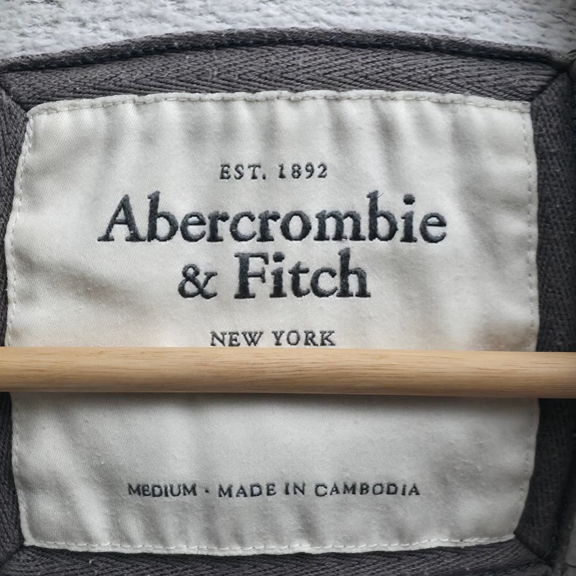 [S] 아베크롬비 그레이 후드집업 상품이미지5