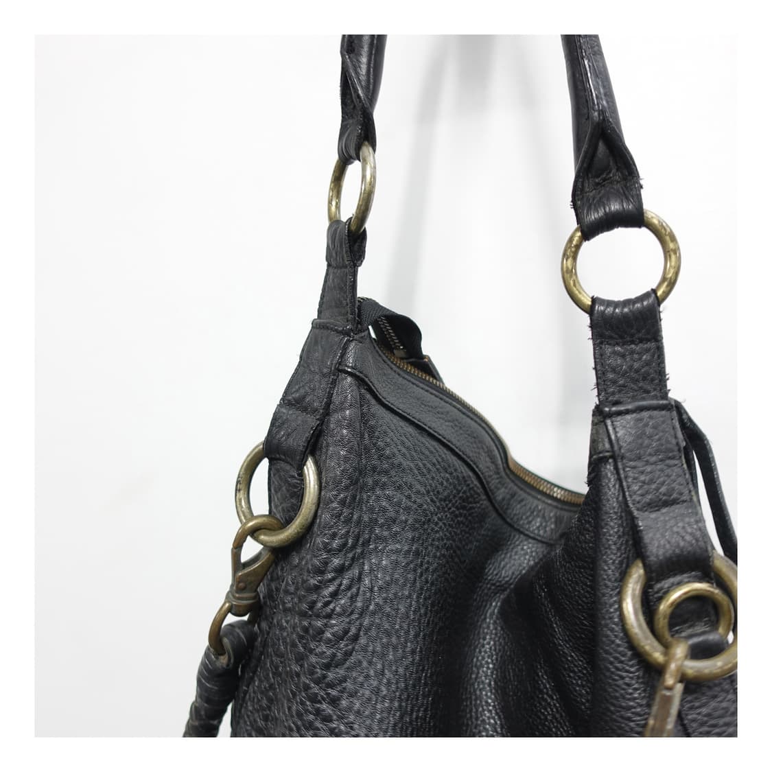 TIME 타임 카우레더 핸들 크로스 숄더백 상품이미지8