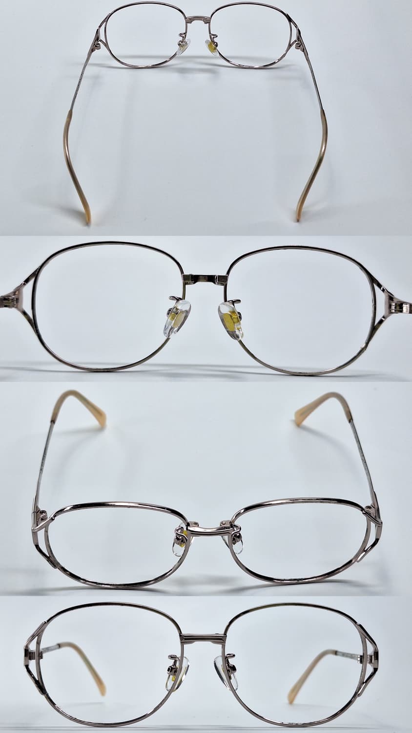 80s 일본 빈티지 Essential 0219 레드 장식 여성용 안경테  상품이미지6