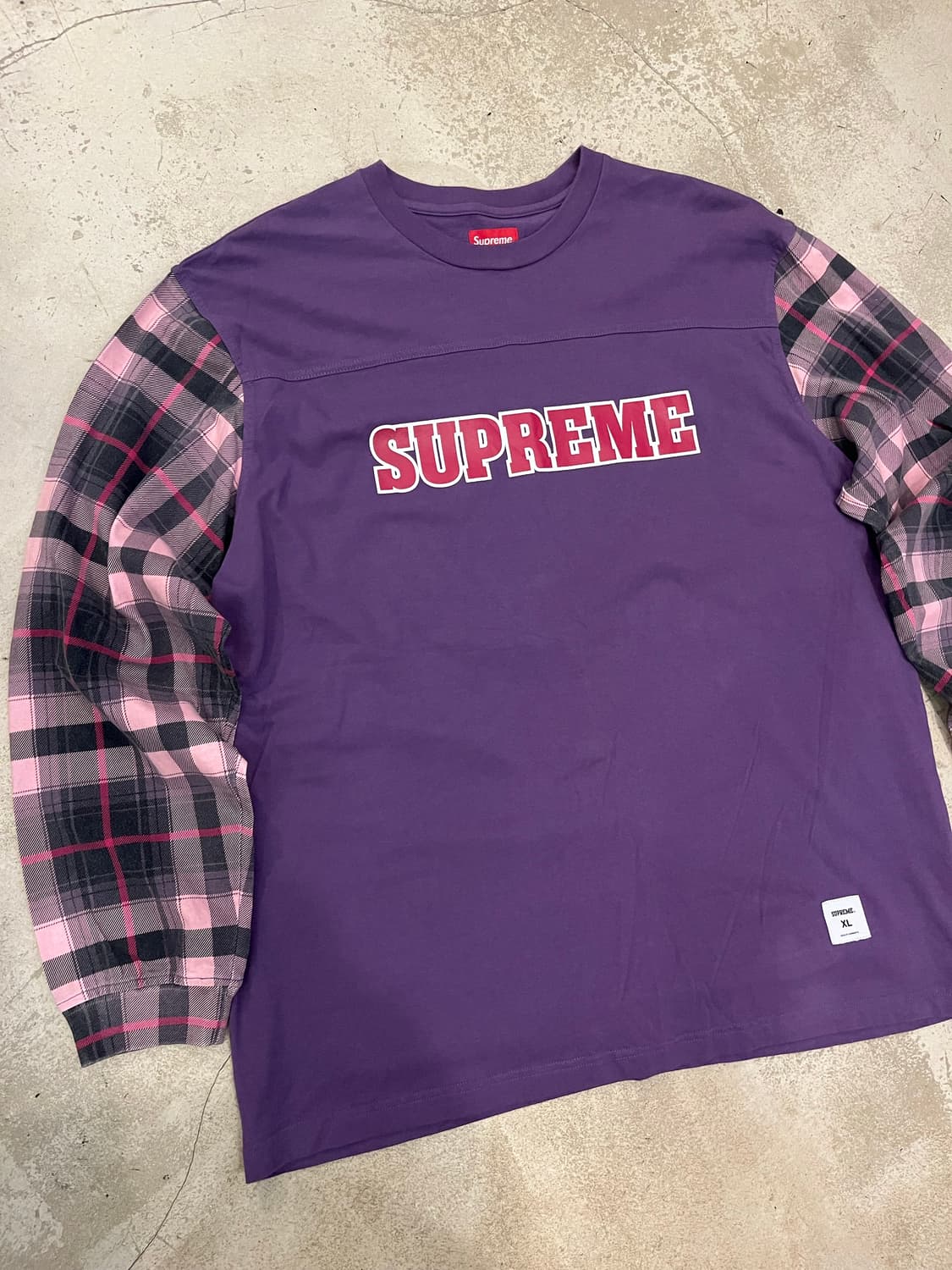 슈프림 Plaid 롱슬리브 XL 상품이미지1