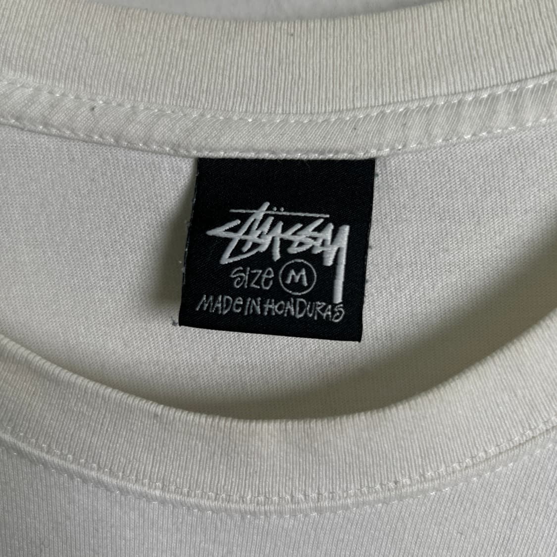 stussy 스투시 화이트 빌트 터프 반팔 티셔츠 M 상품이미지3