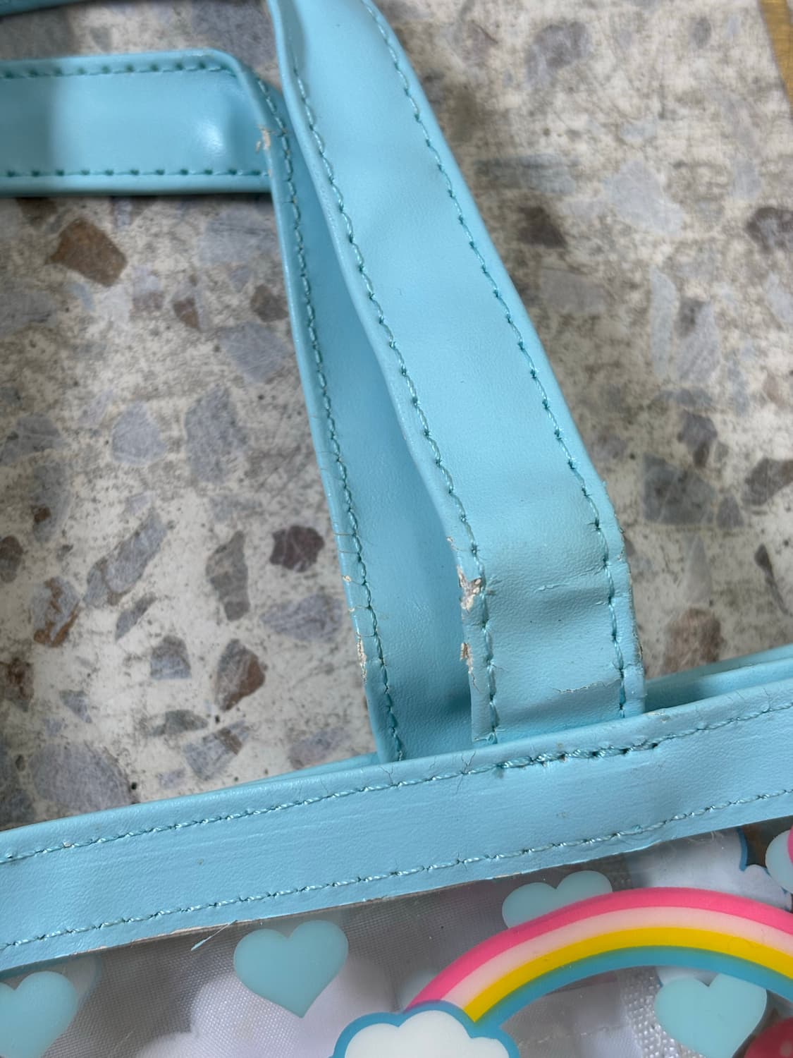 Vintage Hello Kitty Sky Blue Clear Tote  상품이미지4