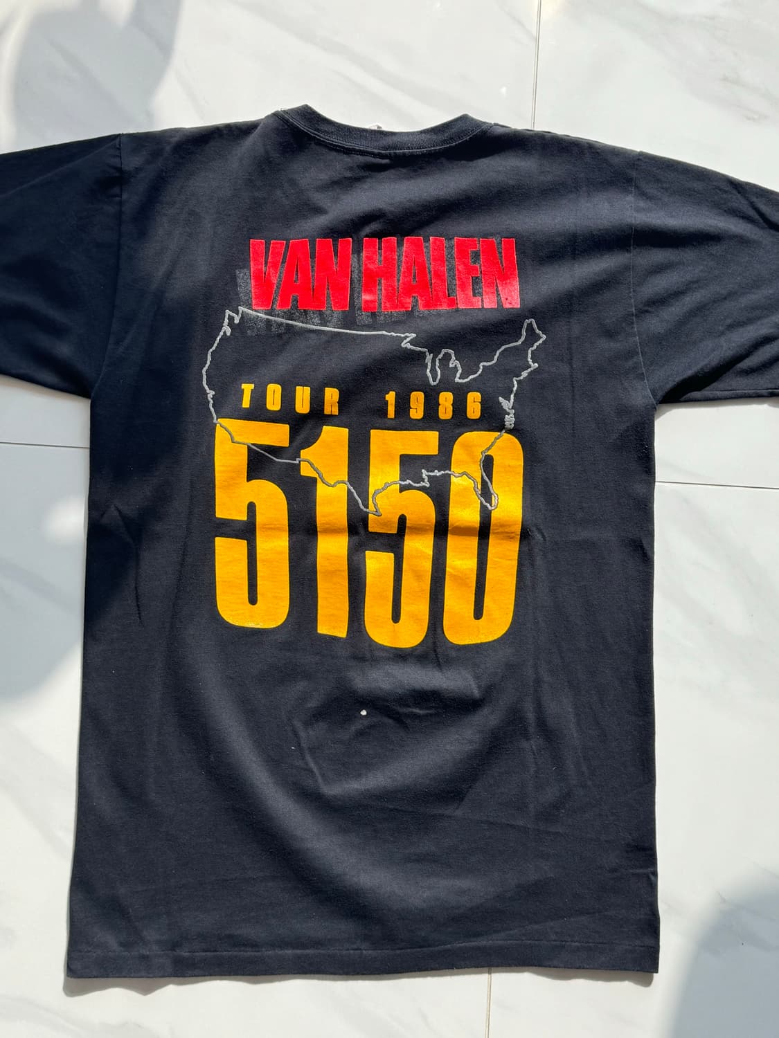 80s Van Halen 5150 투어 vintage T-shirt 상품이미지2
