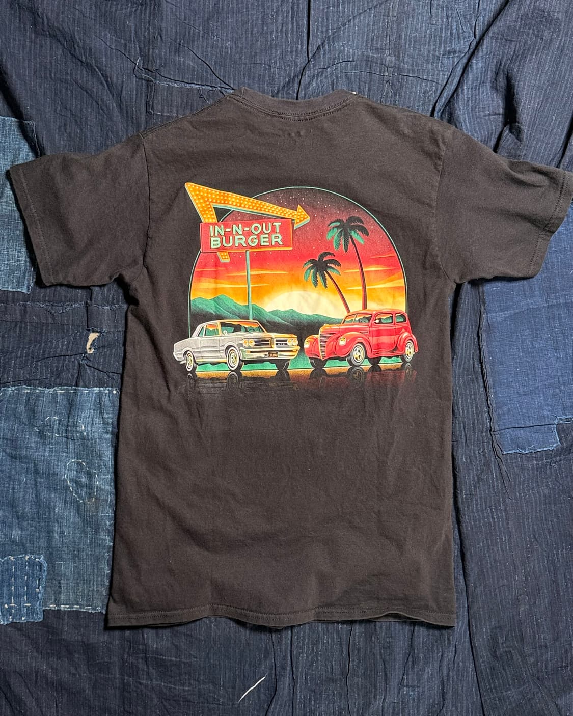 인앤아웃버거 인앤아웃버거 캘리포니아 그래픽 티셔츠 S 상품이미지6