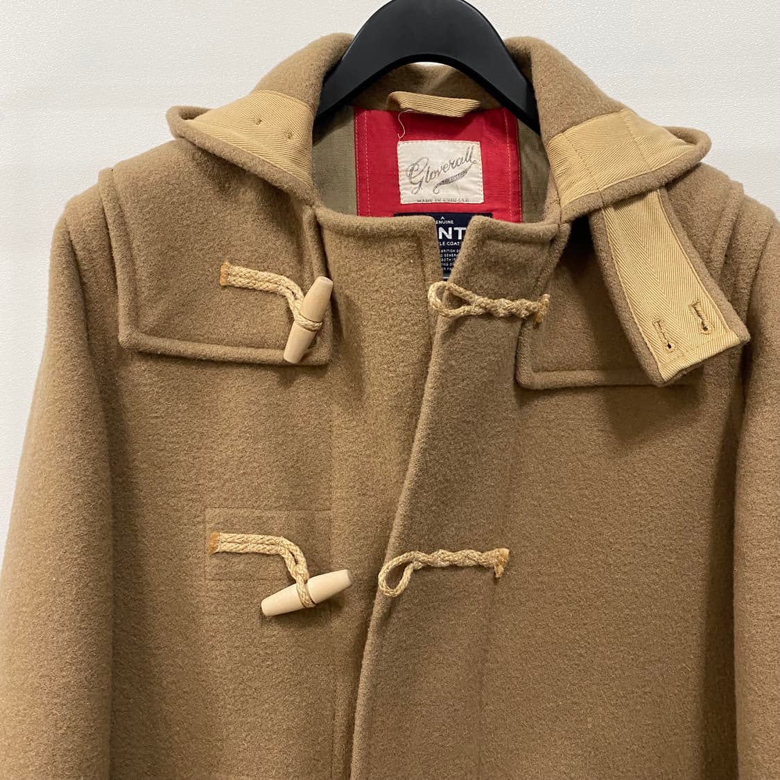 글로버올 몬티 유니온잭 더플코트 카멜 상품이미지3