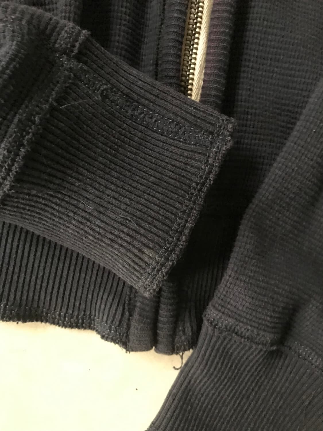 아베크롬비 네이비 와플 니트집업 상품이미지8