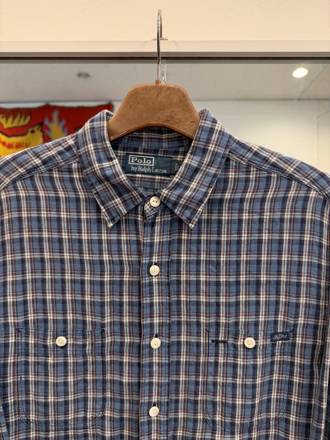 Polo ralph lauren 폴로 랄프로렌 마드라스 체크 린넨 셔츠 상품이미지3