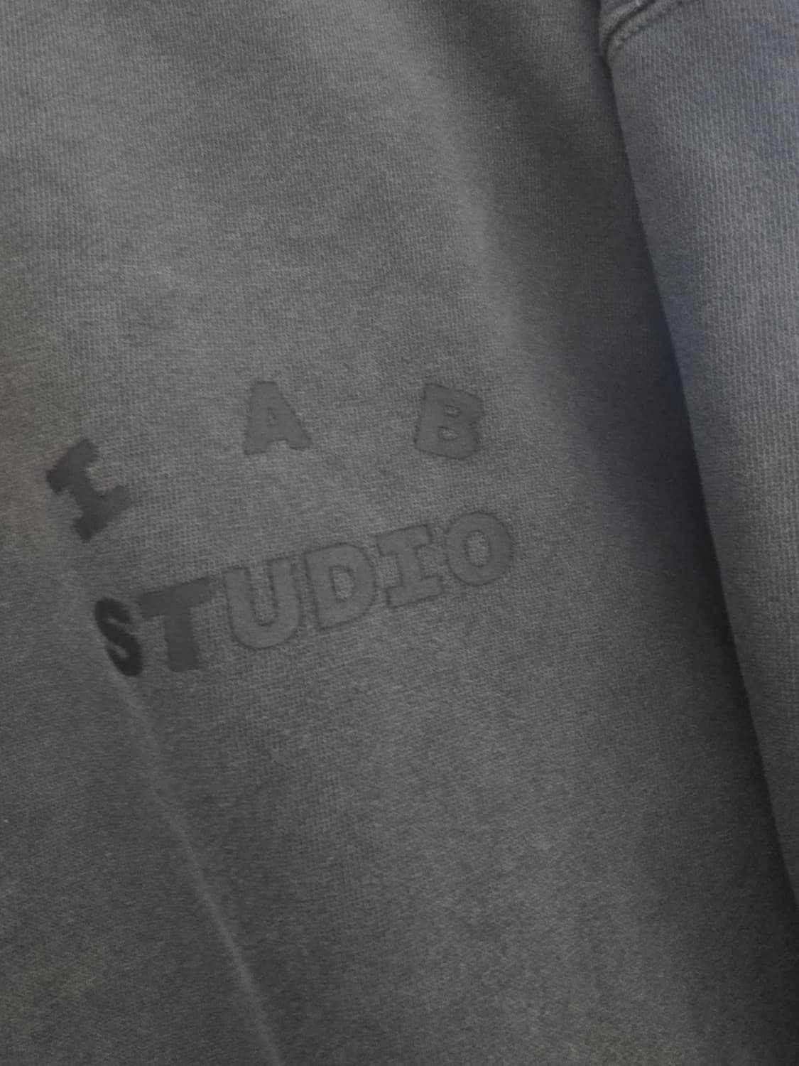 IAB 피그먼트 스웨트셔츠 블랙 상품이미지3