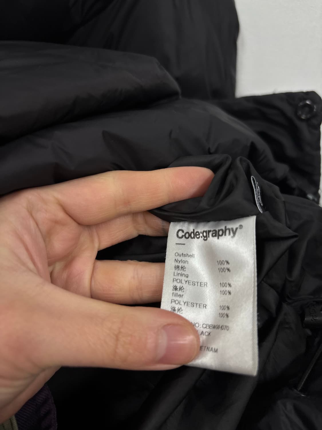 코드그라피 패딩 상품이미지7