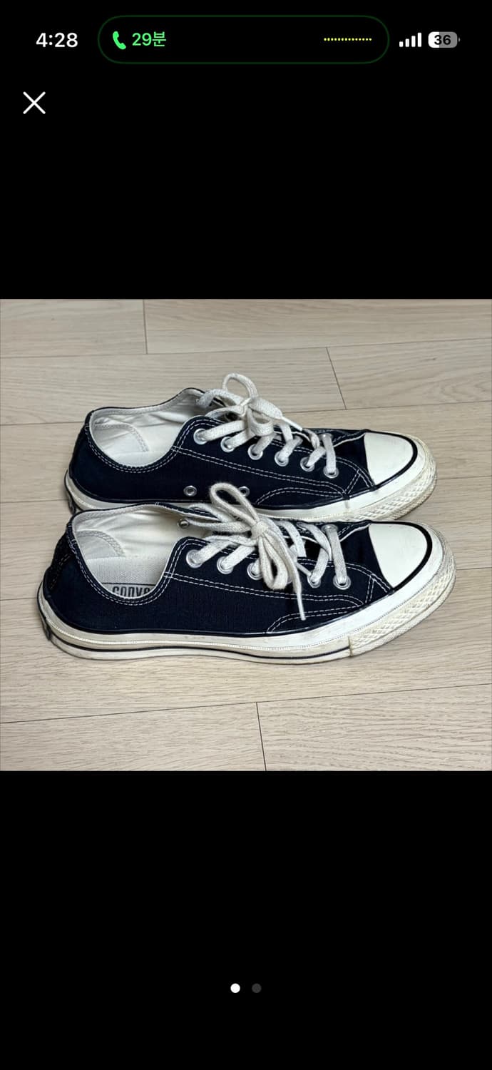 컨버스 컨버스 척테일러 1970s  화이트,블랙 상품이미지2