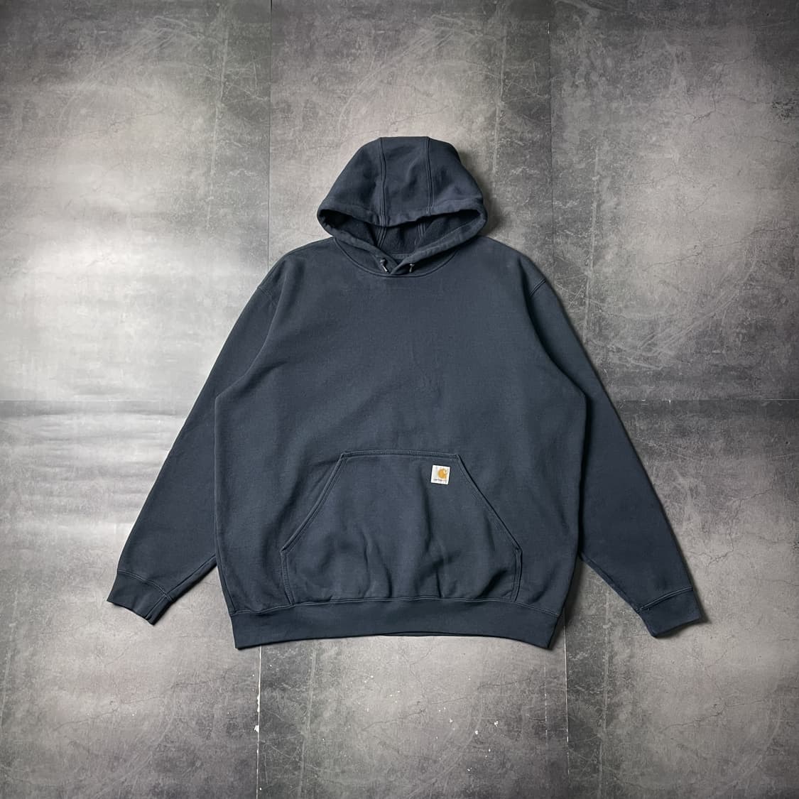 CARHARTT 칼하트 빈티지 네이비 기모 후드티 A00855 상품이미지1