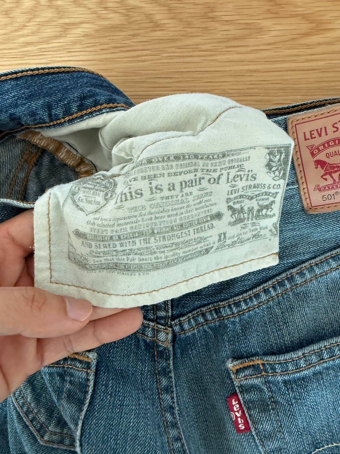 리바이스(Levi's) 501 데님 상품이미지8