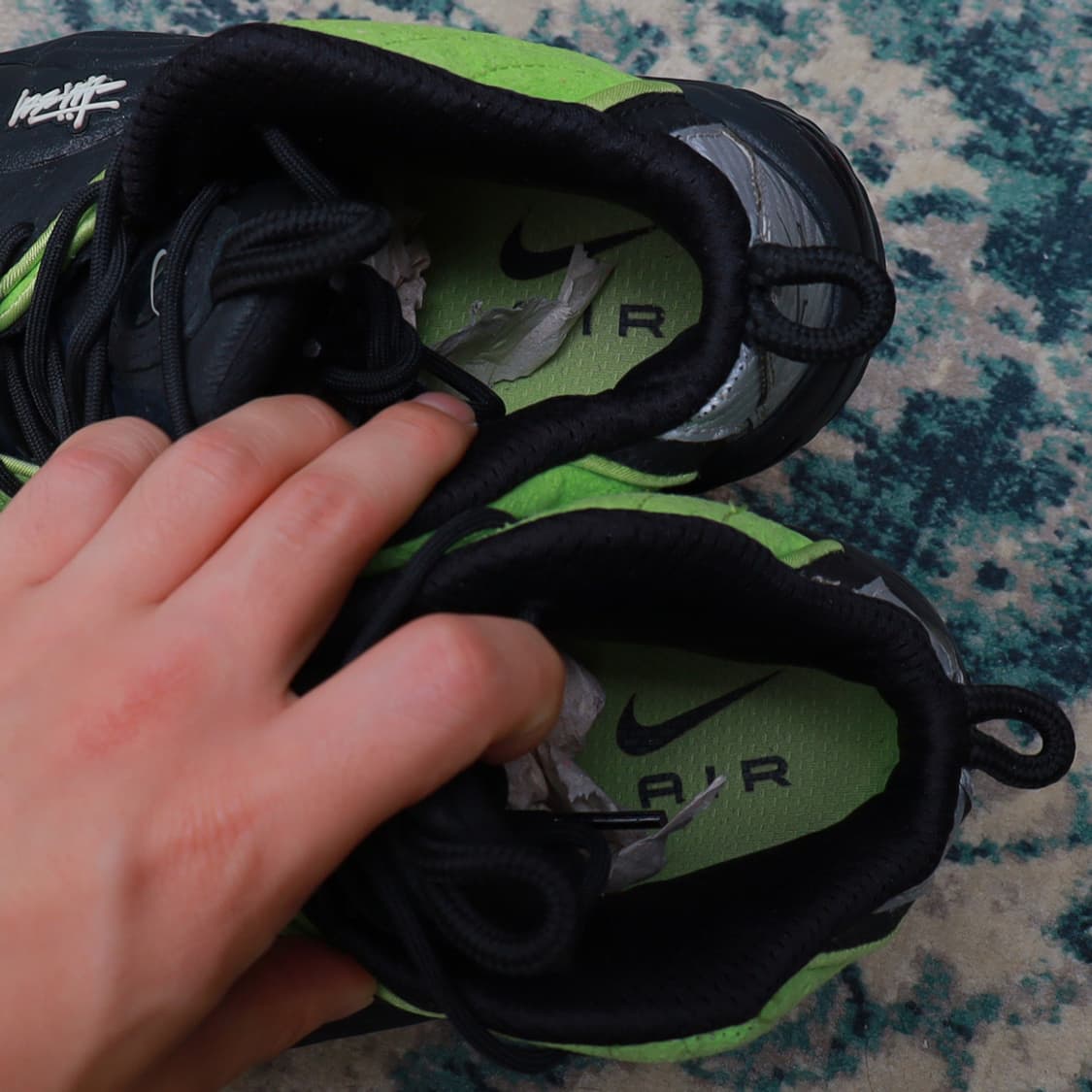 Nike 나이키 x 스투시 에어페니2 비비드 그린 280 상품이미지4