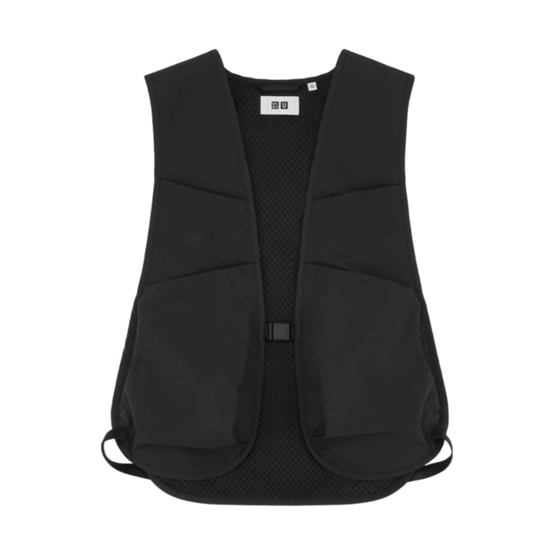 [L] 유니클로U 유틸리티 베스트 블랙 상품이미지1