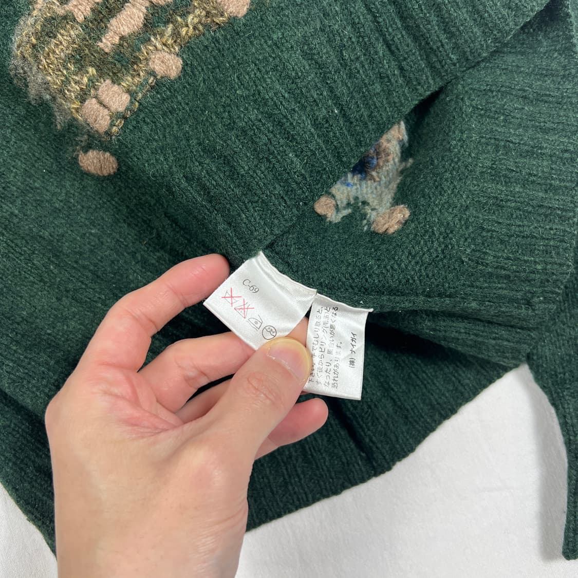 90‘s 폴로랄프로렌 키즈 스포츠맨 숄카라 니트 스웨터 상품이미지6