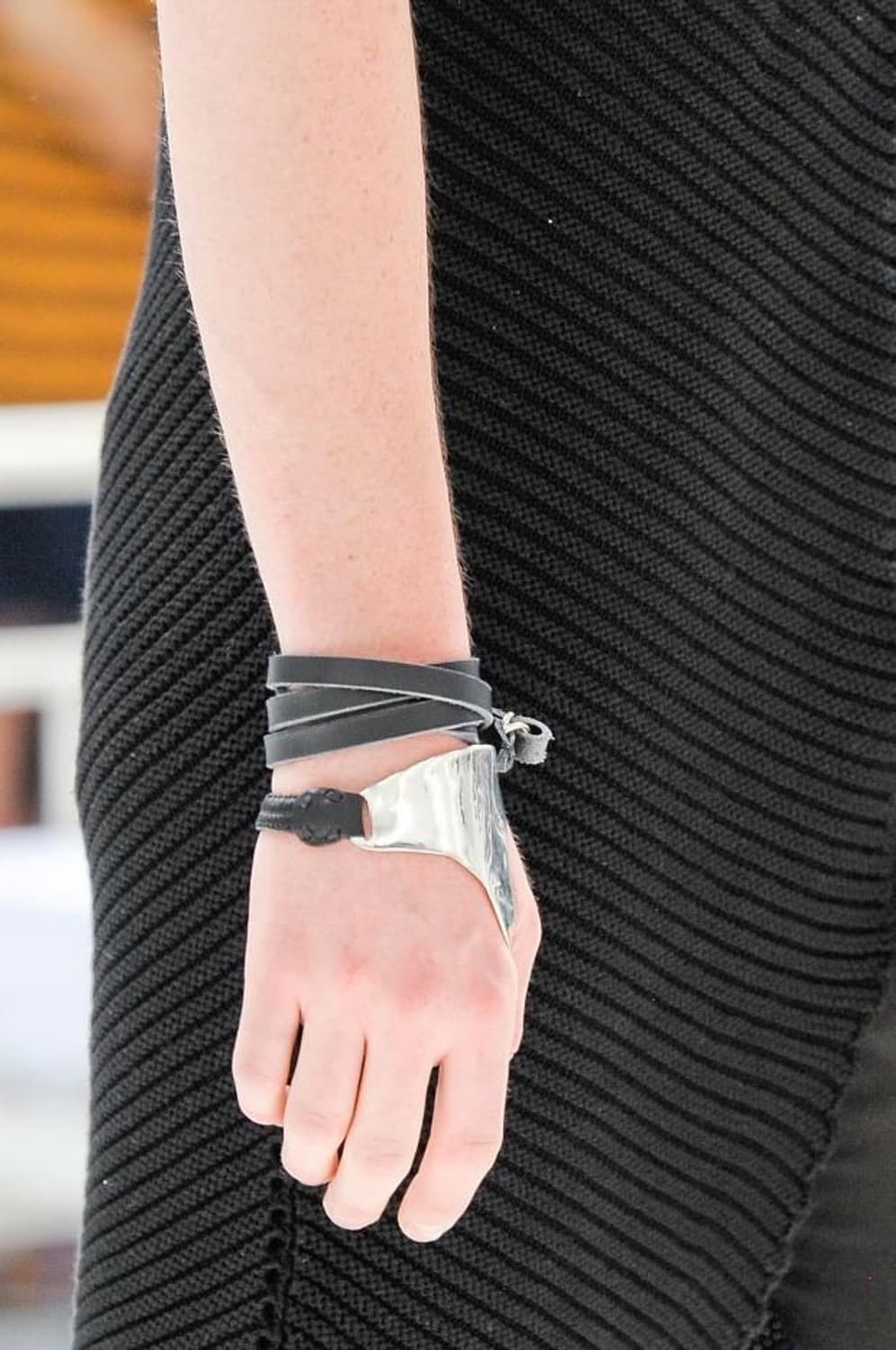 Yproject 창시자 요한 세르파티 2013 실버 925 가죽 팔찌 상품이미지1