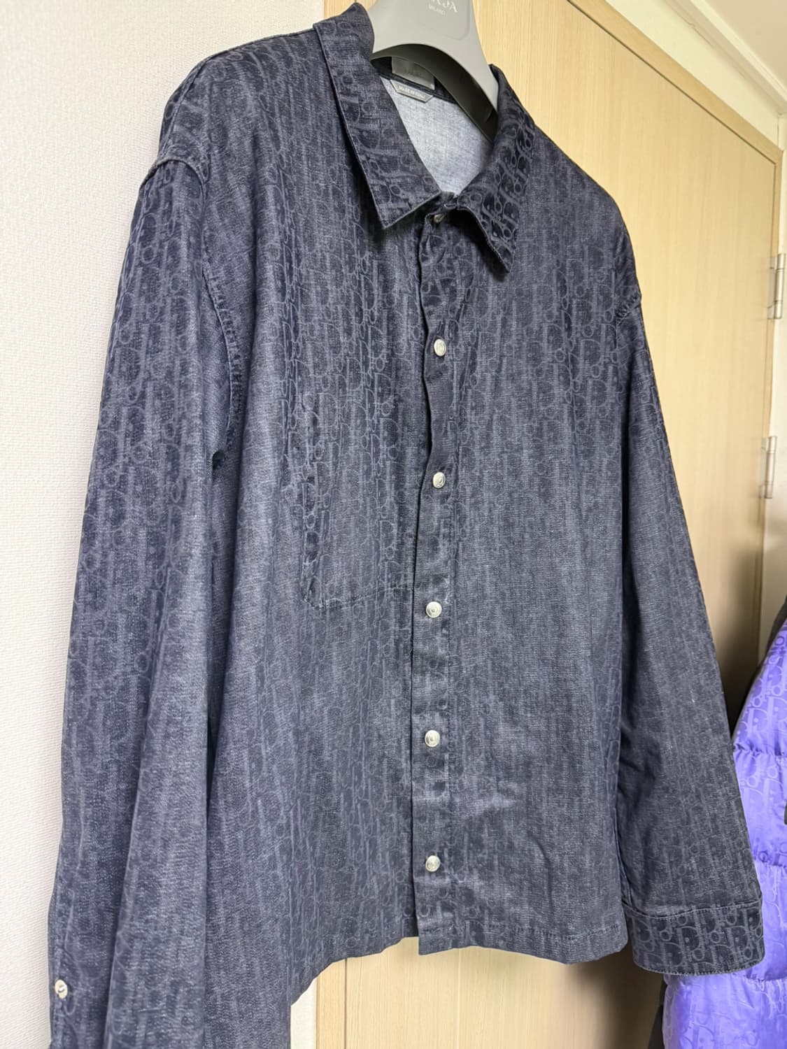 [44] 디올 카스리 벨벳 오버셔츠 상품이미지2