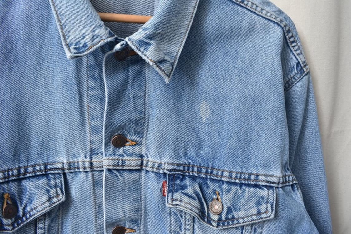 90S USA 리바이스 데님 트러커 청자켓 L 상품이미지4