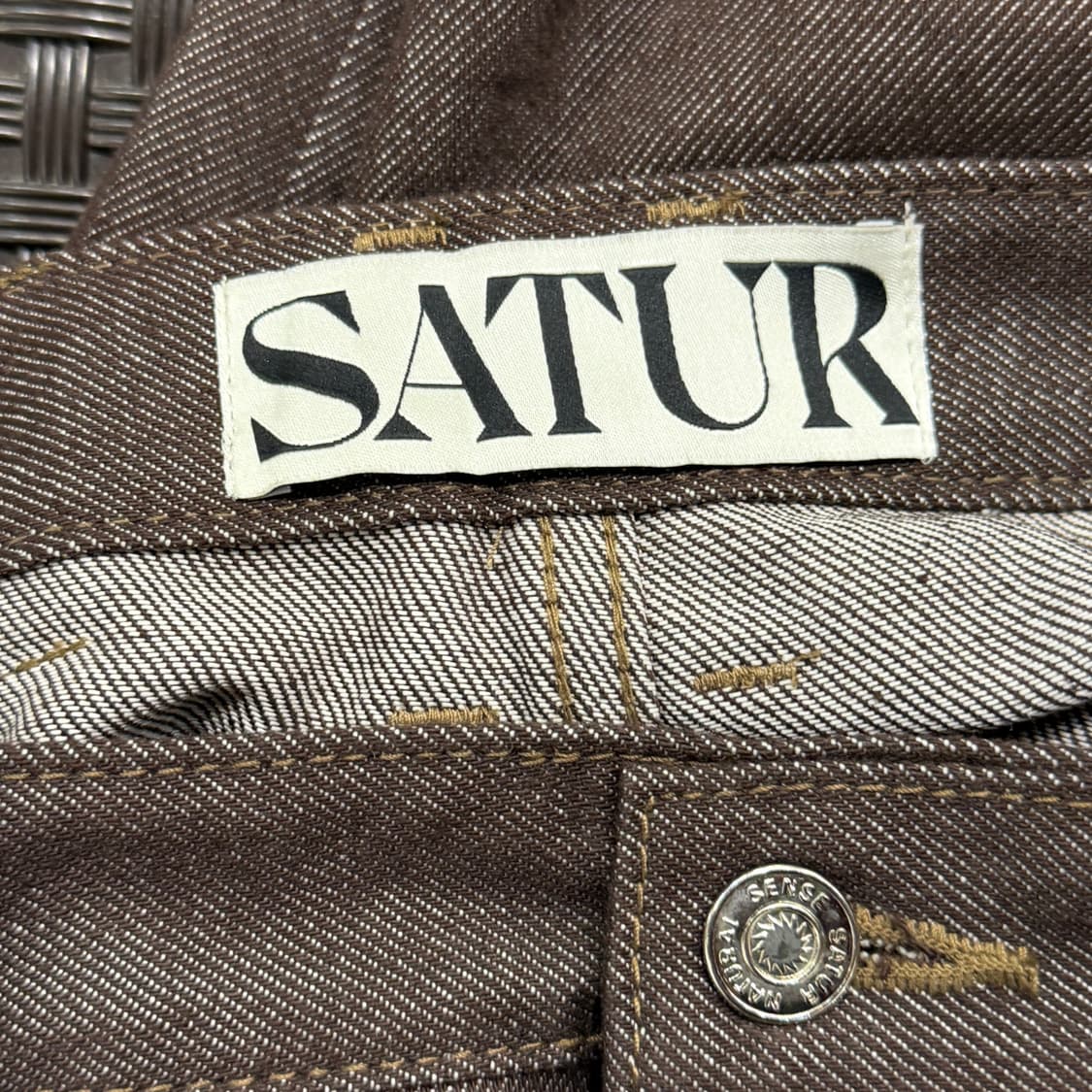 [30] SATUR 새터 브라운데님 청바지 상품이미지6