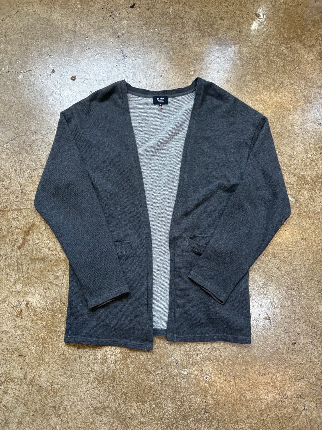 Beams Heart 코튼 포켓 가디건 상품이미지1